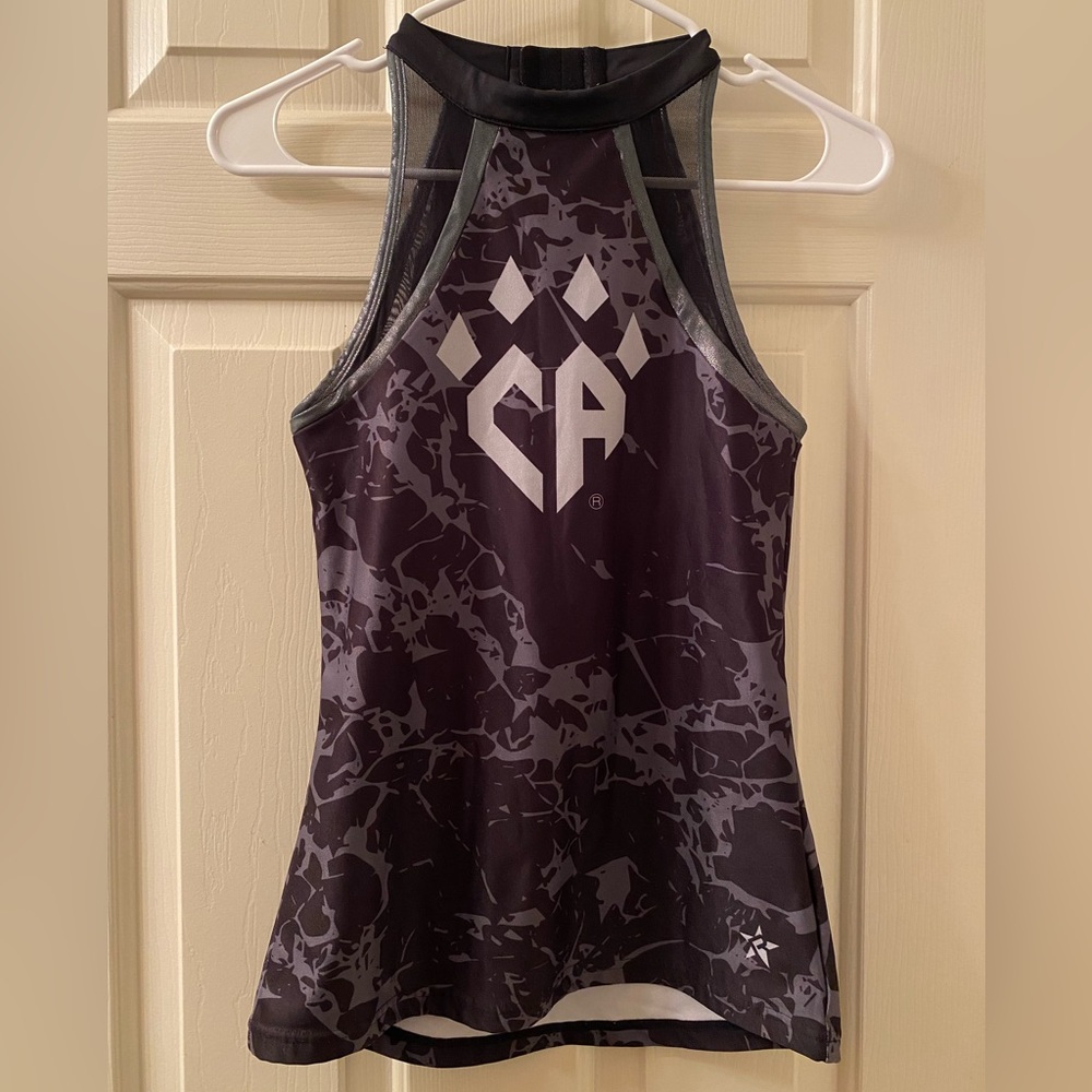 Cheer Athletics Marble Practice Wear Tank Top by Rebel Athletic Adult Small